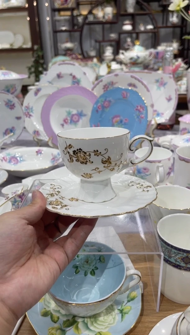 45%以上骨粉骨瓷咖啡杯碟