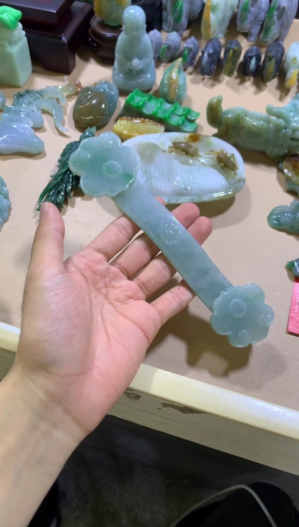 未镶嵌挂件翡翠落***情翡翠摆件