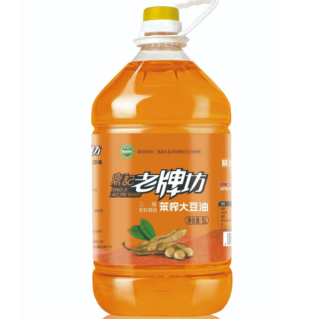 鼎记老牌坊笨榨豆油非转基因大豆油东北抖音5升我要上热门先生