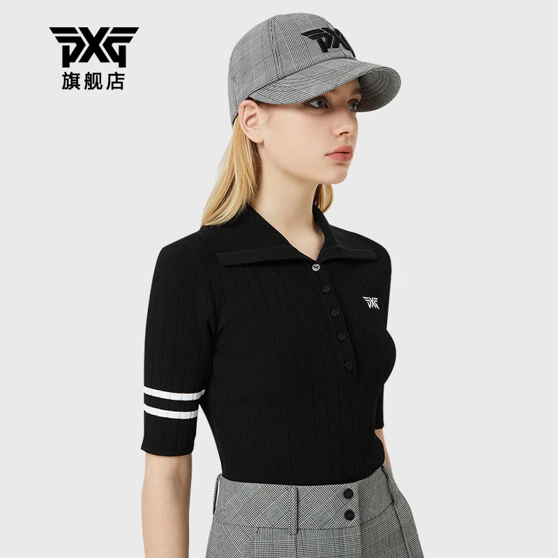 PXG高尔夫服装 女士短袖T恤PHMPW4112背心golf修身显瘦舒适上衣