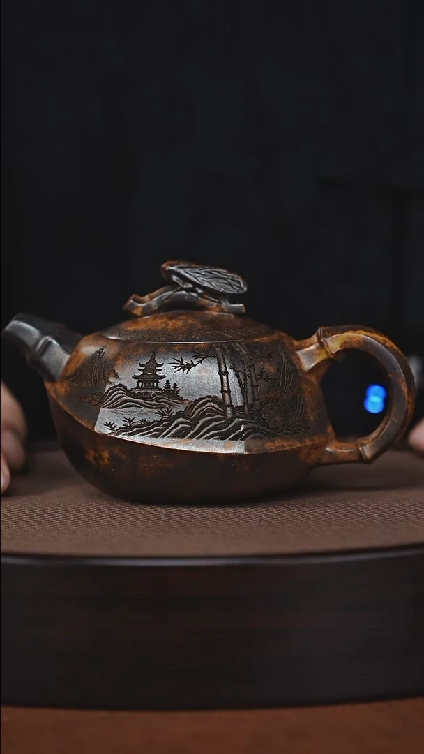 茶壶紫砂原矿紫砂壶