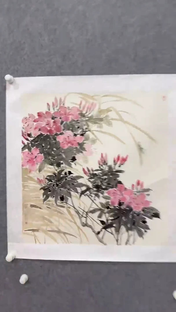 国画邹训精-4平尺-国画作品