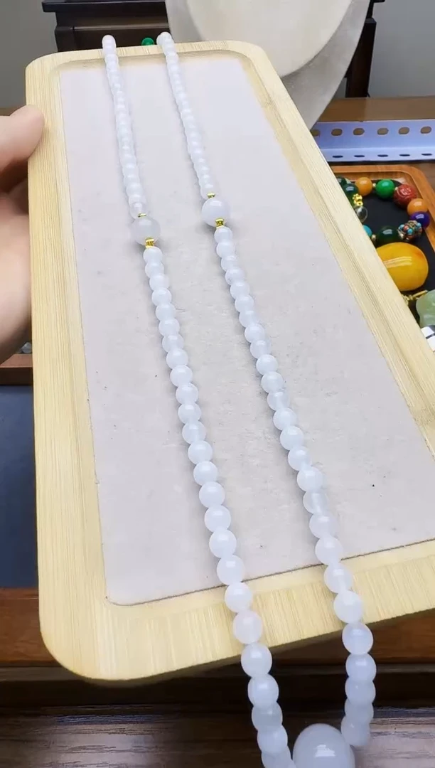 颈饰14K金镶嵌和田玉X107