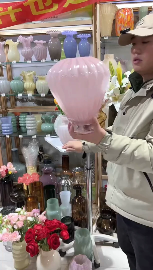 【闪购商品】无铅玻璃粉色热气球微瑕，介意勿拍