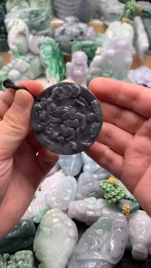 吊坠(不含链)未镶嵌翡翠1