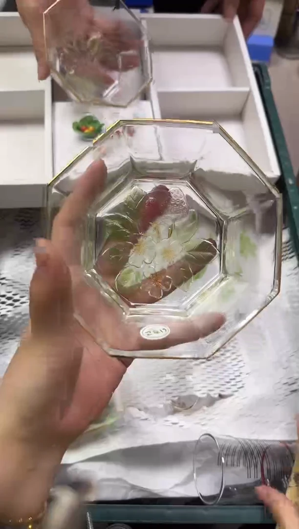 手工艺品玻璃橘*388