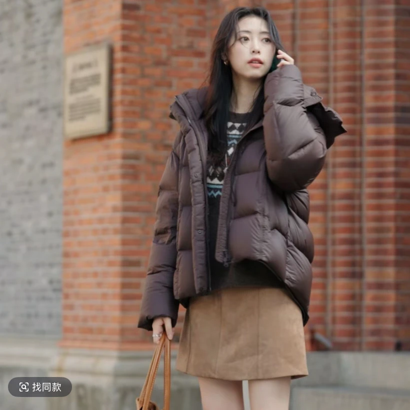 【鹅绒服】2025新款气质轻奢泡芙鹅绒服保暖气质12265