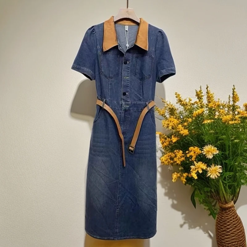 3694#【木兮兮专属】2025年夏季新款女士气质显瘦百搭时尚连衣裙