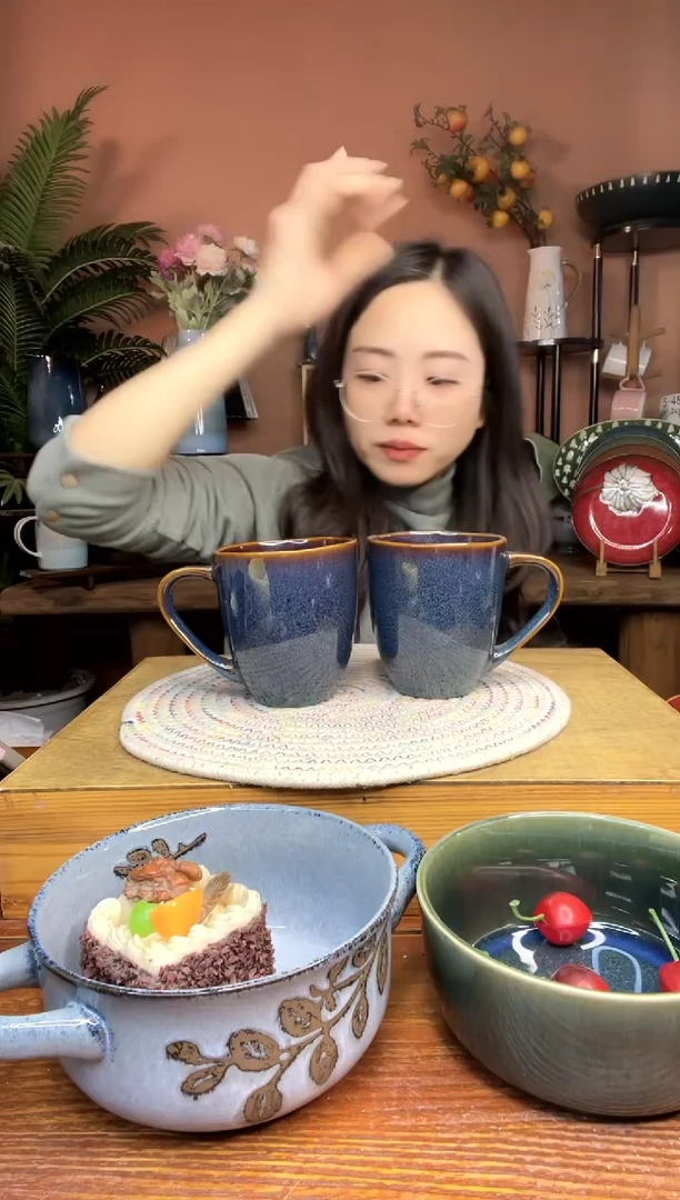 陶瓷500毫升黄石联名款水杯 2件 微瑕疵