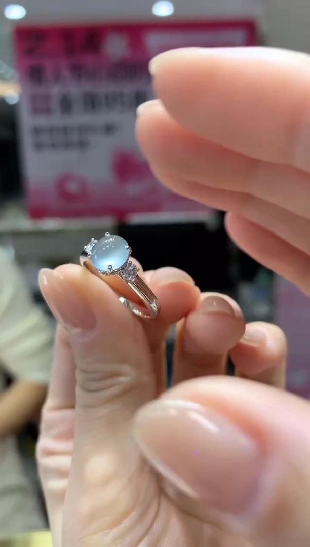 【闪购商品】翡翠戒指18K金镶嵌|不退不换