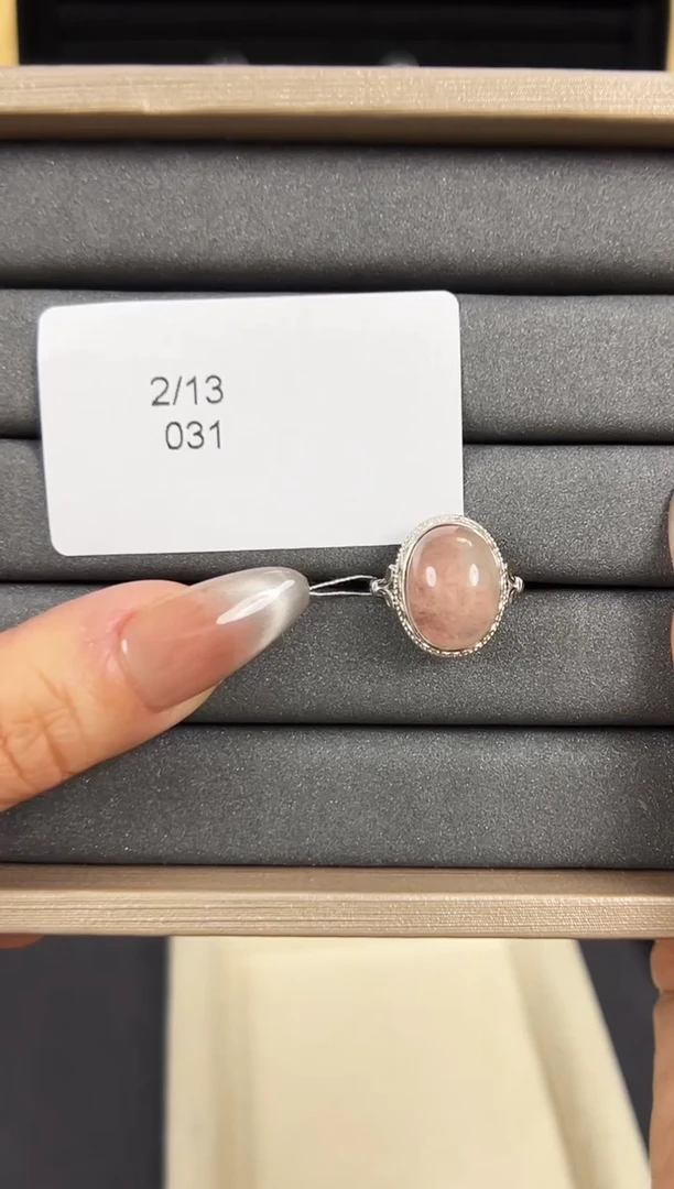 【闪购商品】水晶戒指银S925镶嵌发一（031）