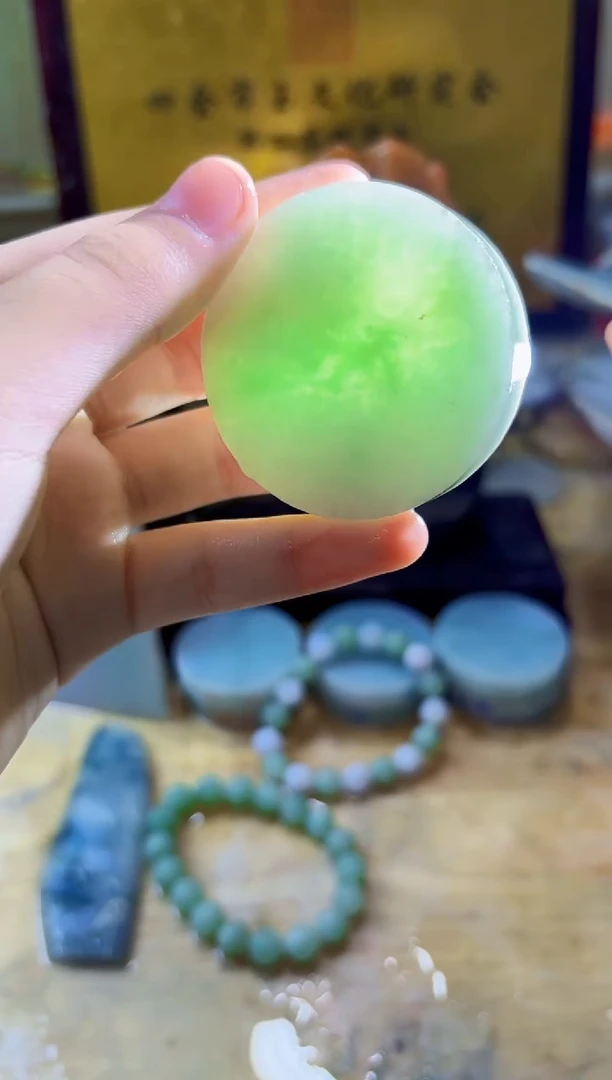 未镶嵌挂件翡翠A货小璀4216