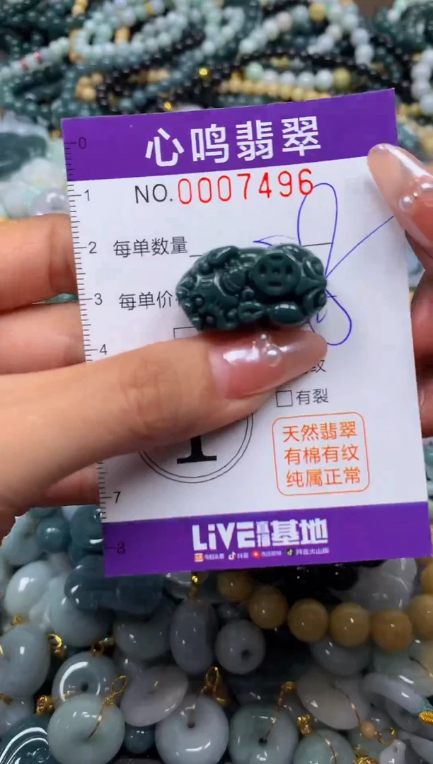 颈饰未镶嵌翡翠闪购007496