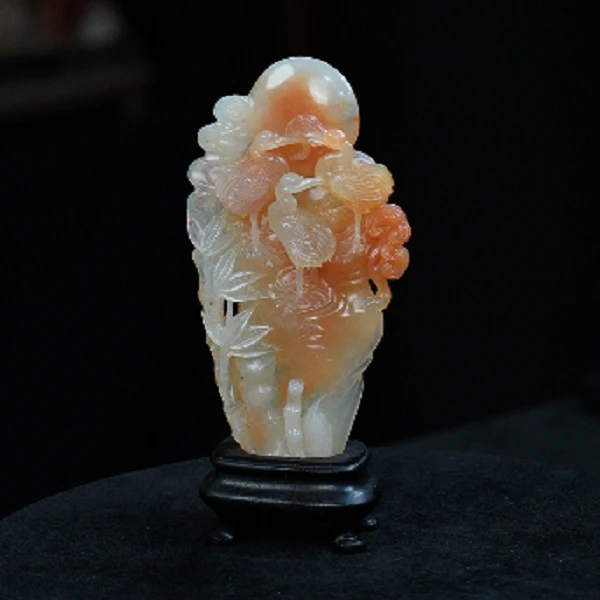 高山石   鹭竹长春