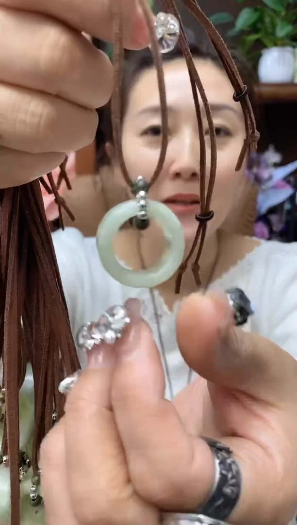 未镶嵌岫玉吊坠多样性发货其中发一