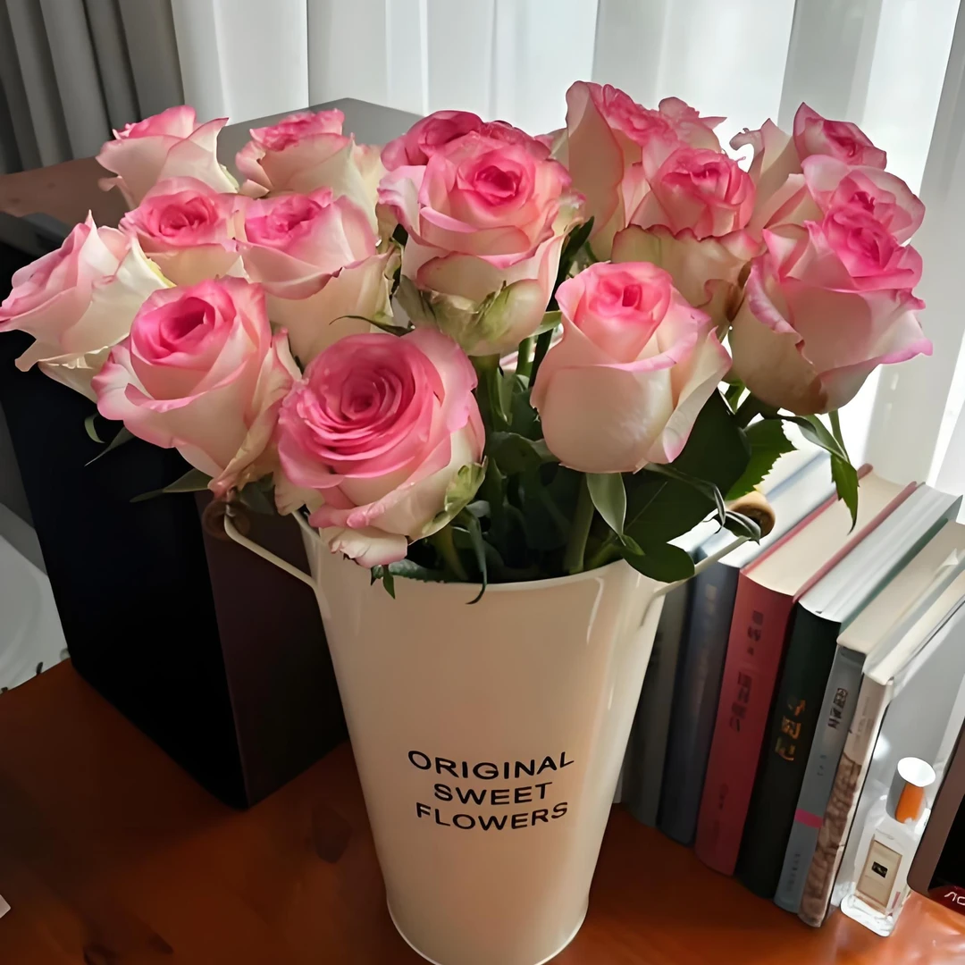 小美专属『艾莎10支』全场任意满两单鲜花顺丰包邮 3单送黄莺草 鲜花直播批发次日达包邮