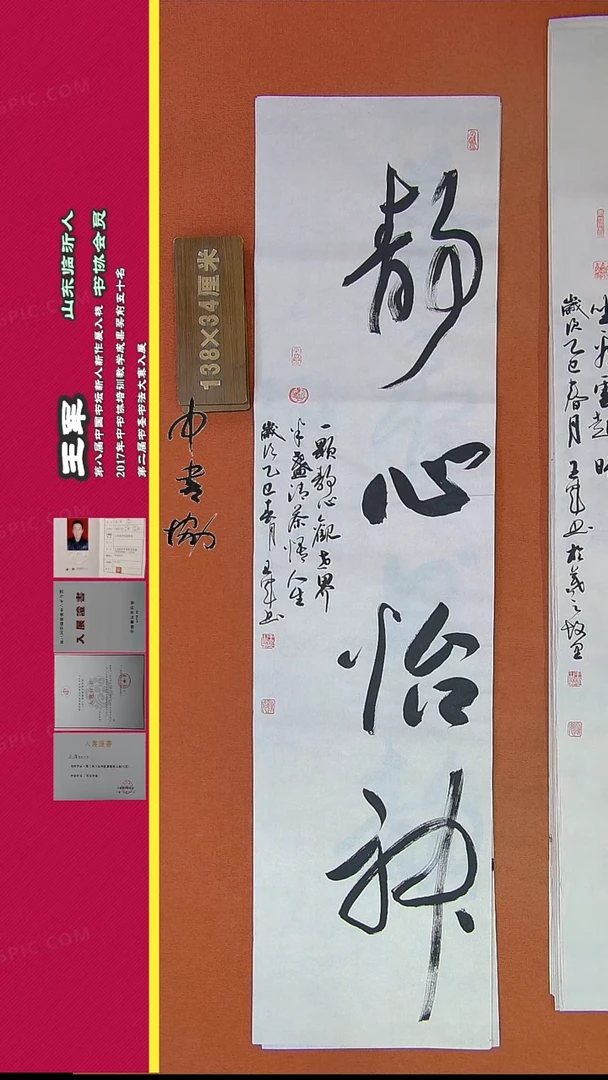 【闪购商品】书法536王军书法精品作品