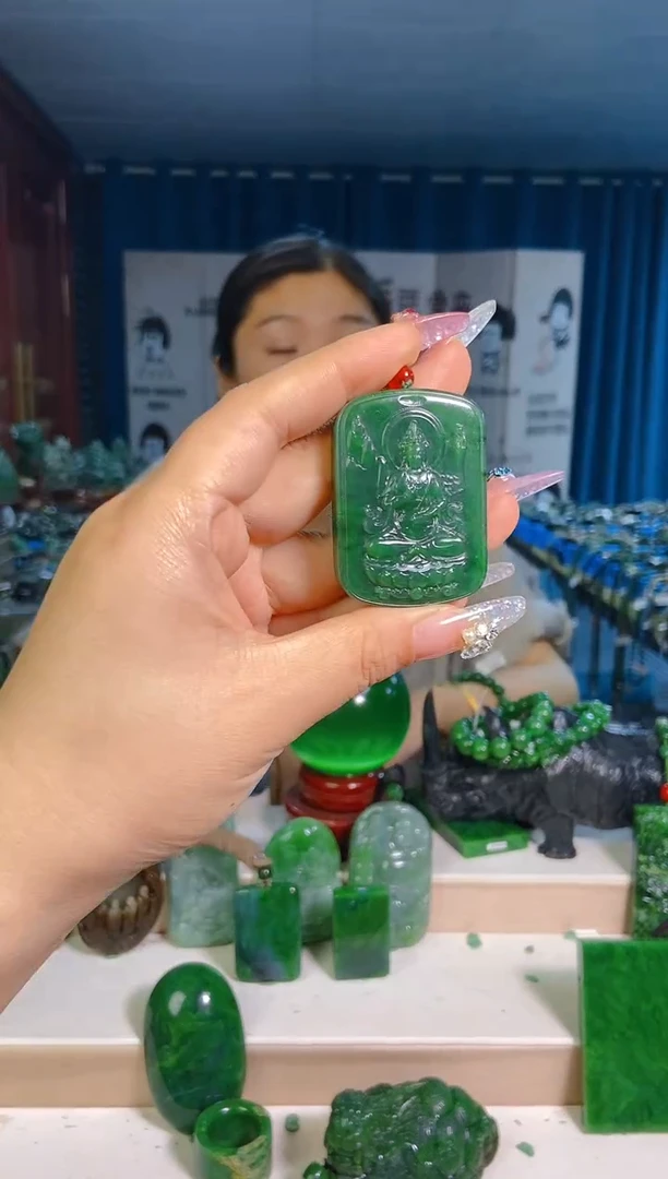 和田玉未镶嵌挂件1