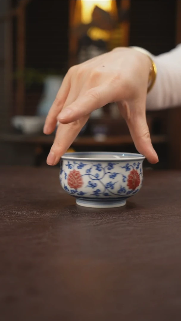 杯景德镇陶瓷杯碗柴烧多人