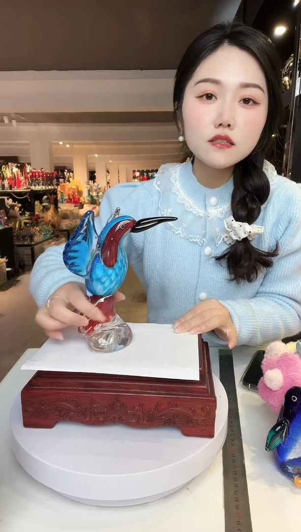 【闪购商品】茶盏琉璃摆件家居摆件