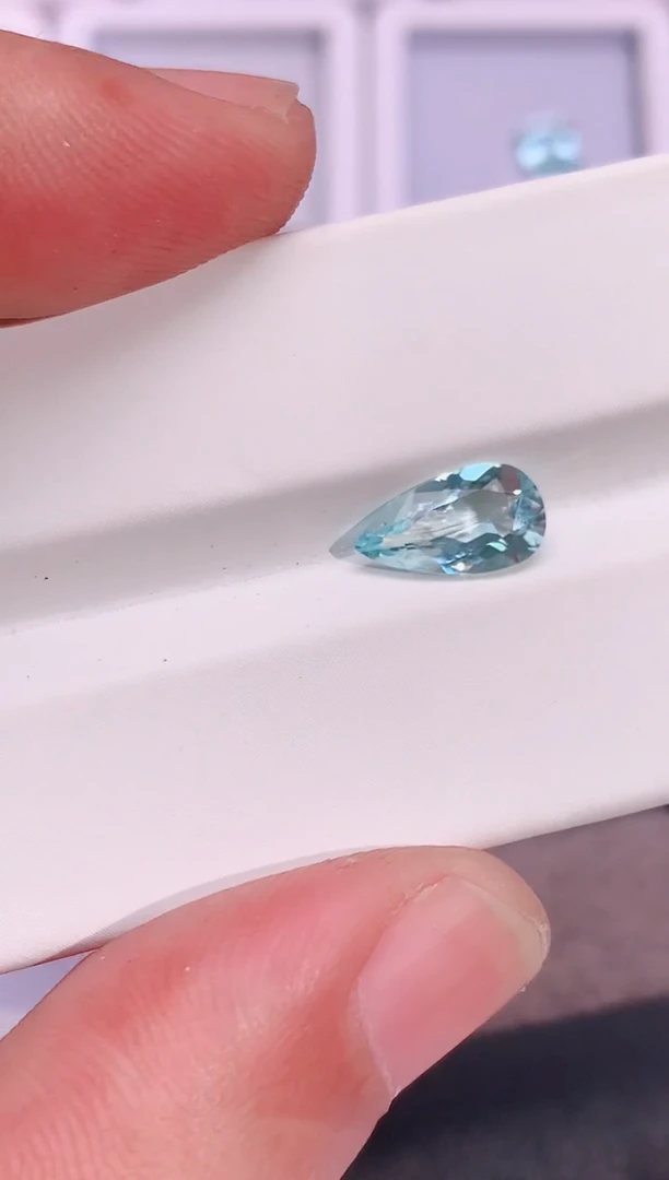 裸石海蓝宝石1.45ct-天然海蓝宝