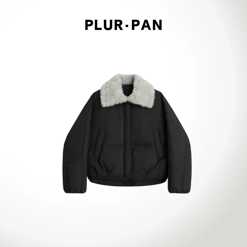 PLUR·PAN轻奢时尚设计师百搭加厚羽绒服