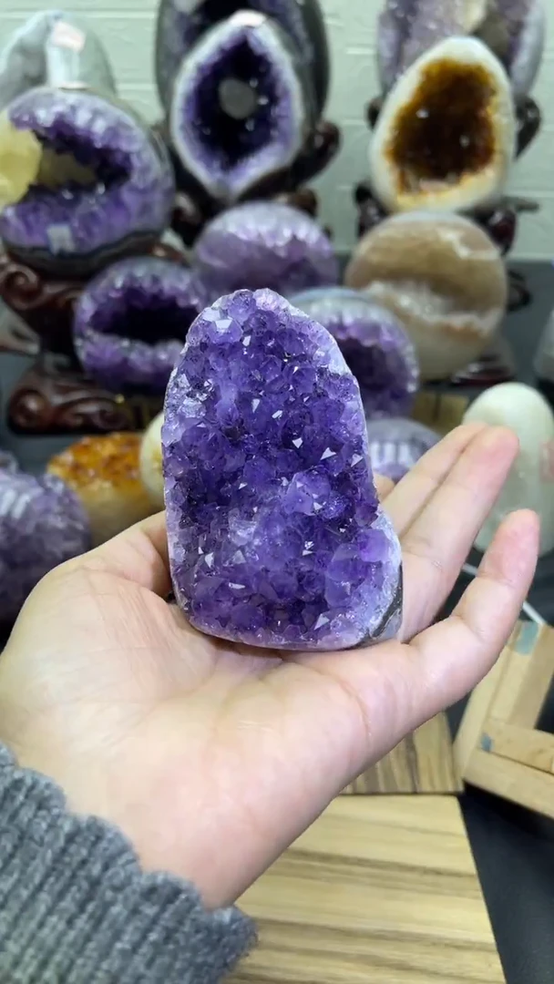 未镶嵌大型摆件（非配饰）紫晶191号摆件