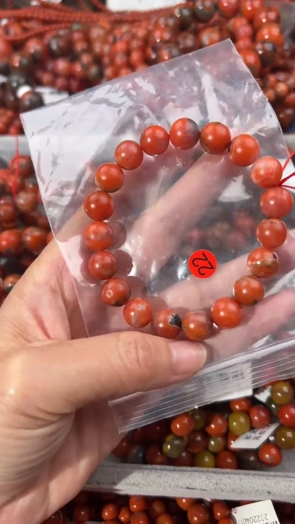 南红玛瑙手串未镶嵌10+