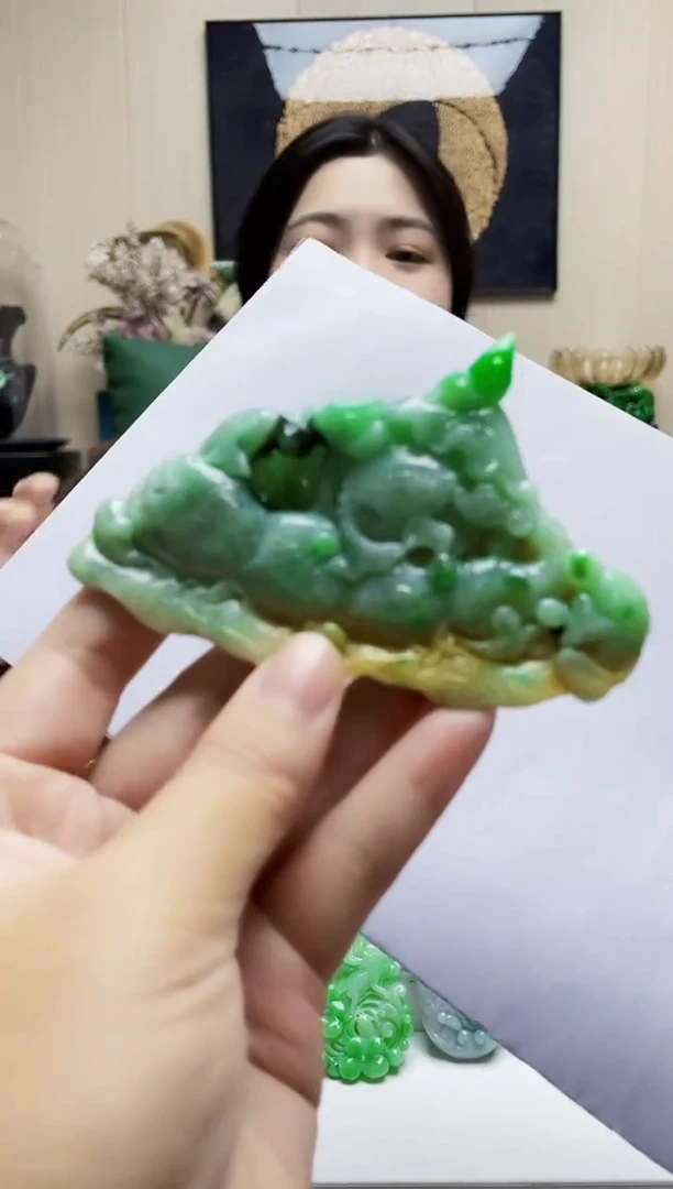 未镶嵌定制翡翠吊坠174