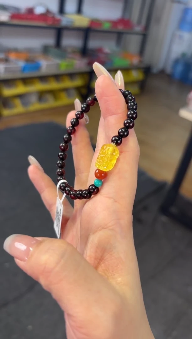 【闪购商品】血珀手链未镶嵌  血珀貔貅单圈