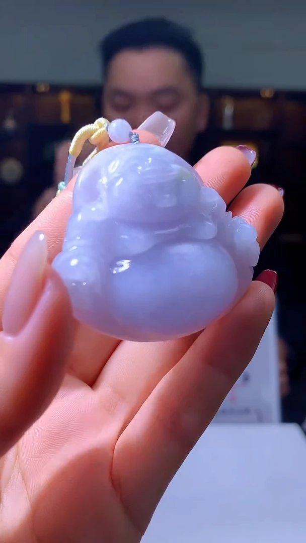 【闪购商品】定制翡翠未镶嵌1057hm-毛货挂件40