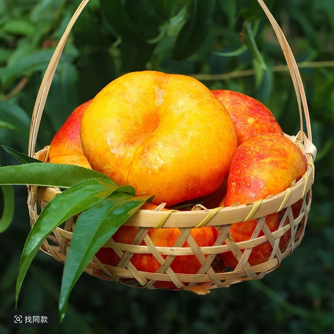 陕西彩虹红蟠桃新鲜应季水果爆甜多汁水蜜桃