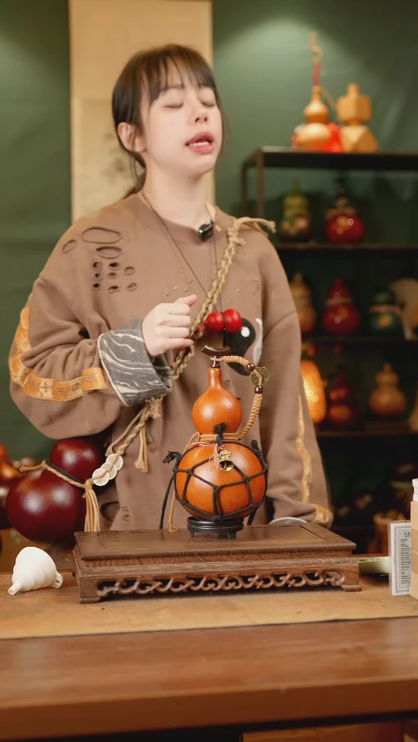 133号精品天然大漆酒葫芦一物一拍~~~