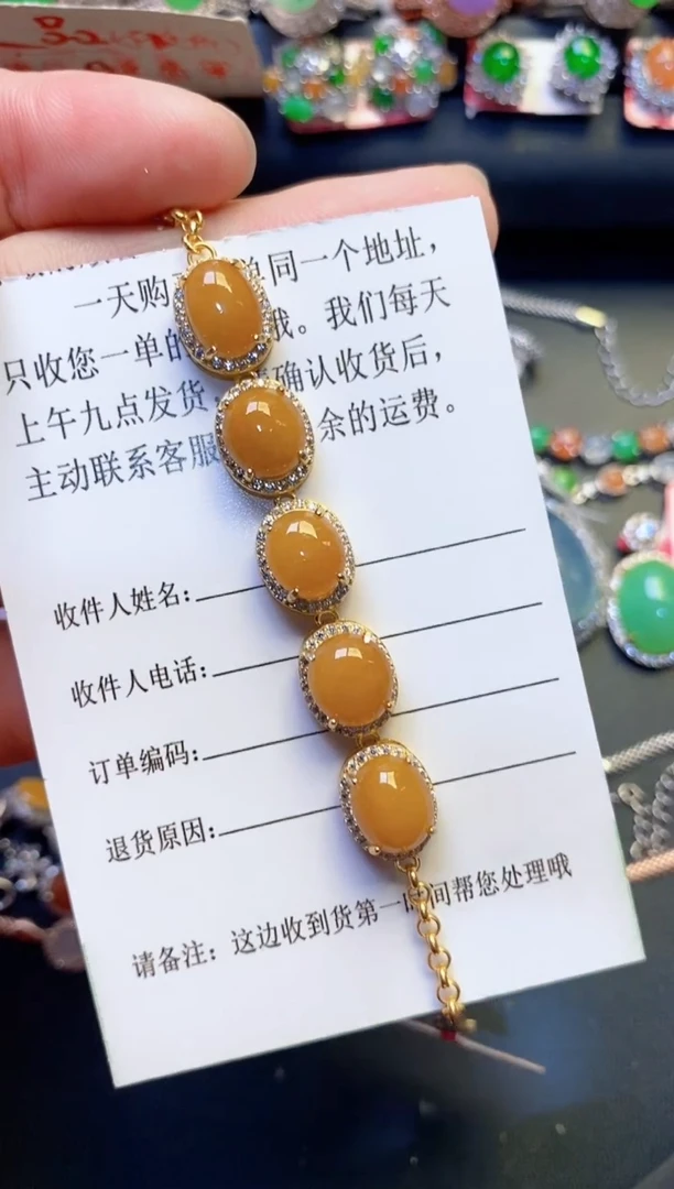 银S925镶嵌戒指翡翠天然