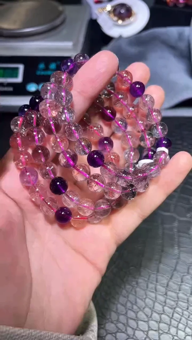 【闪购商品】水晶手链未镶嵌超七单圈A9（多样性发其一）