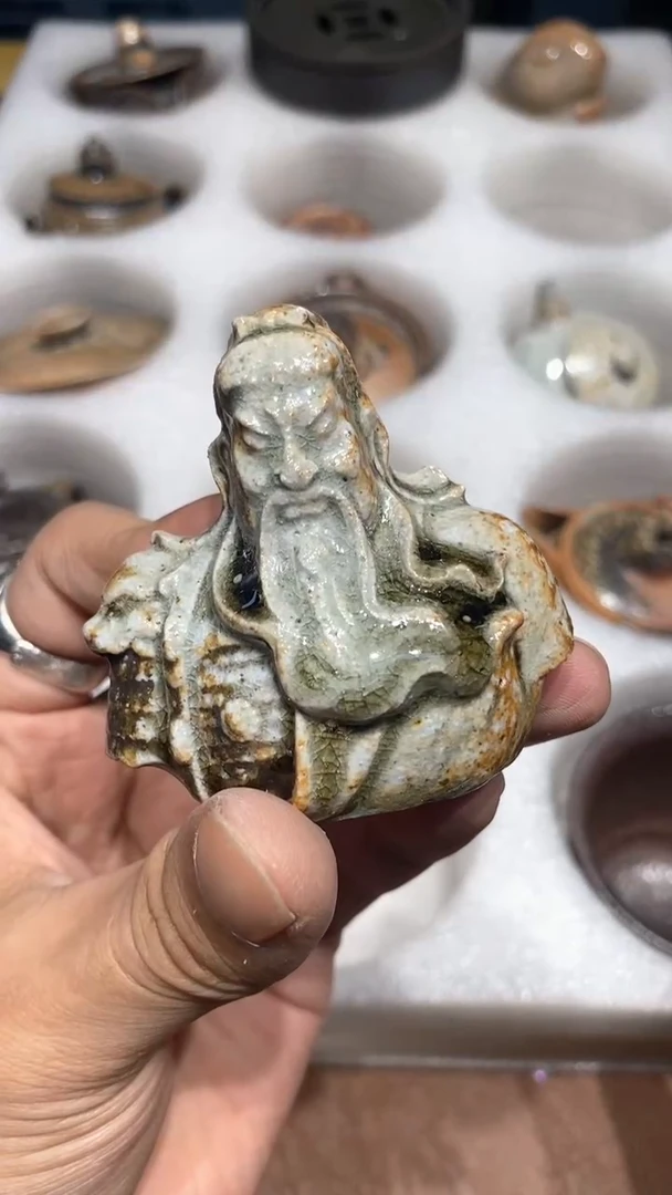 陶瓷奢瓷/瑞寅柴烧茶器（摆件）1493