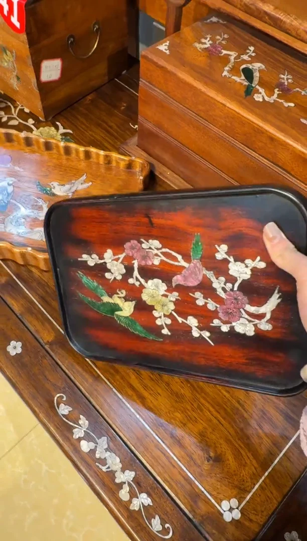 木木紫檀木茶盘木木30