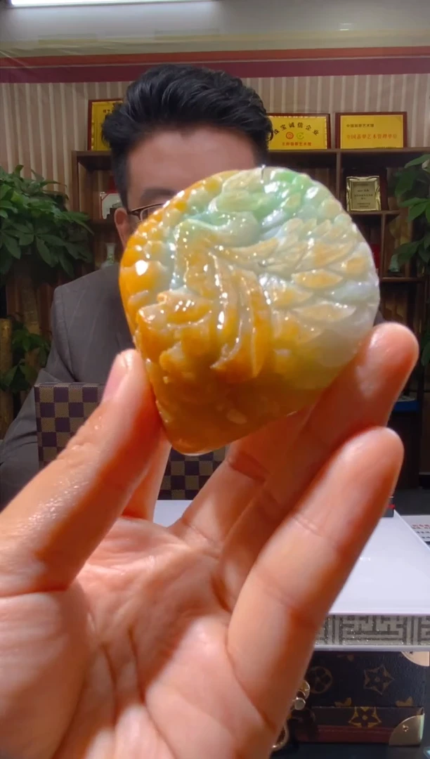 定制翡翠未镶嵌XM翡翠吊坠WZ-20
