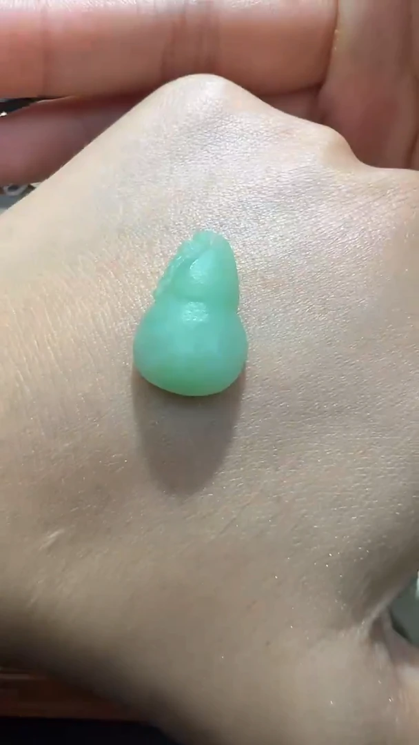 未镶嵌定制翡翠绿葫芦