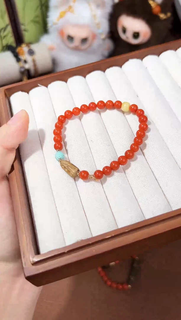 未镶嵌手链南红玛瑙多样性发其一