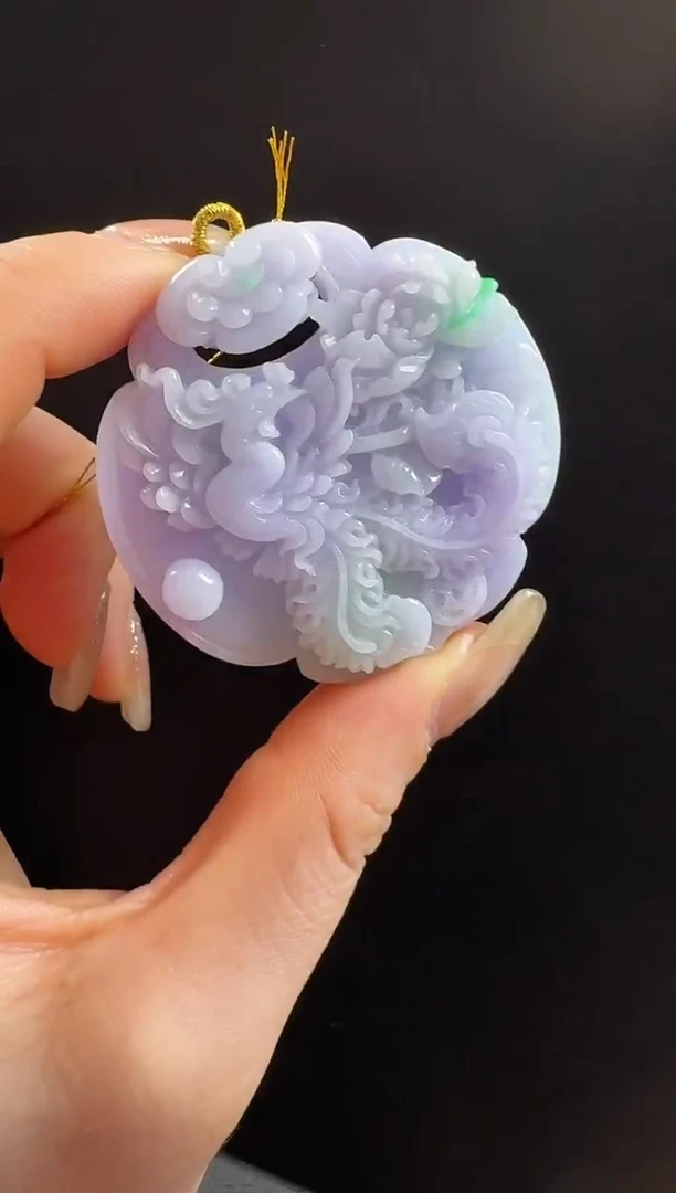 颈饰未镶嵌翡翠凤牌