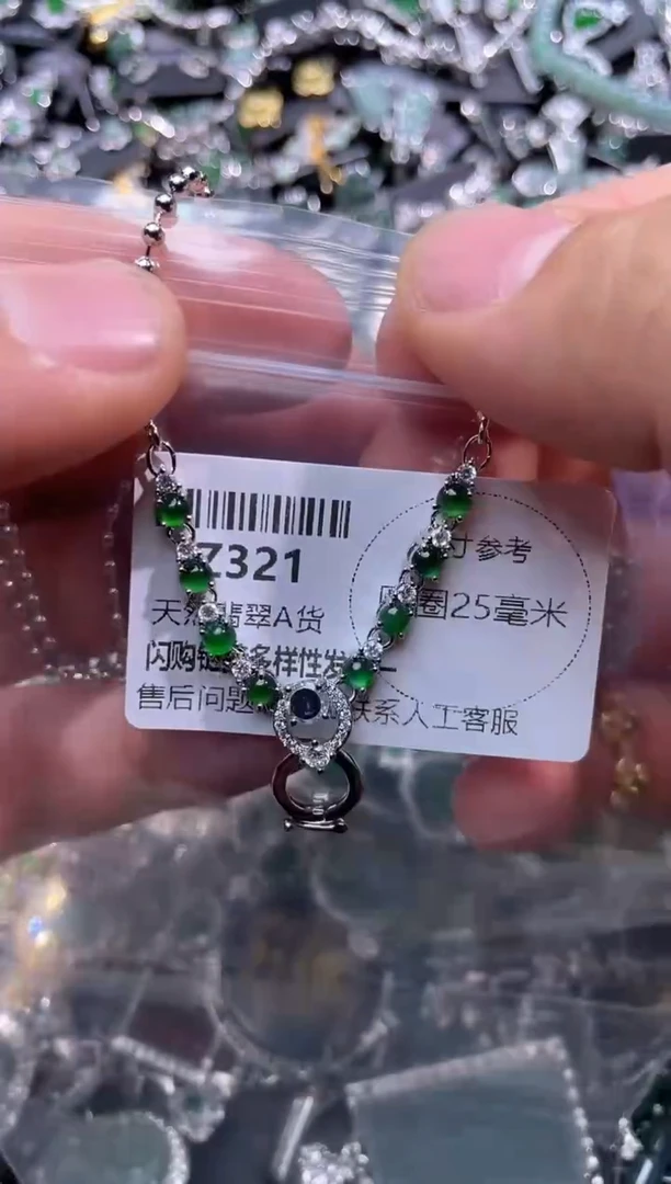 【闪购商品】翡翠颈饰未镶嵌Z321项链