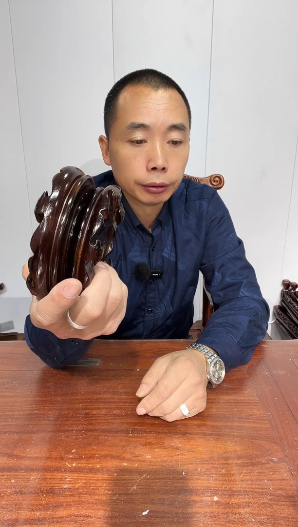 木买一送一非花整木黑圆11*12*2.6