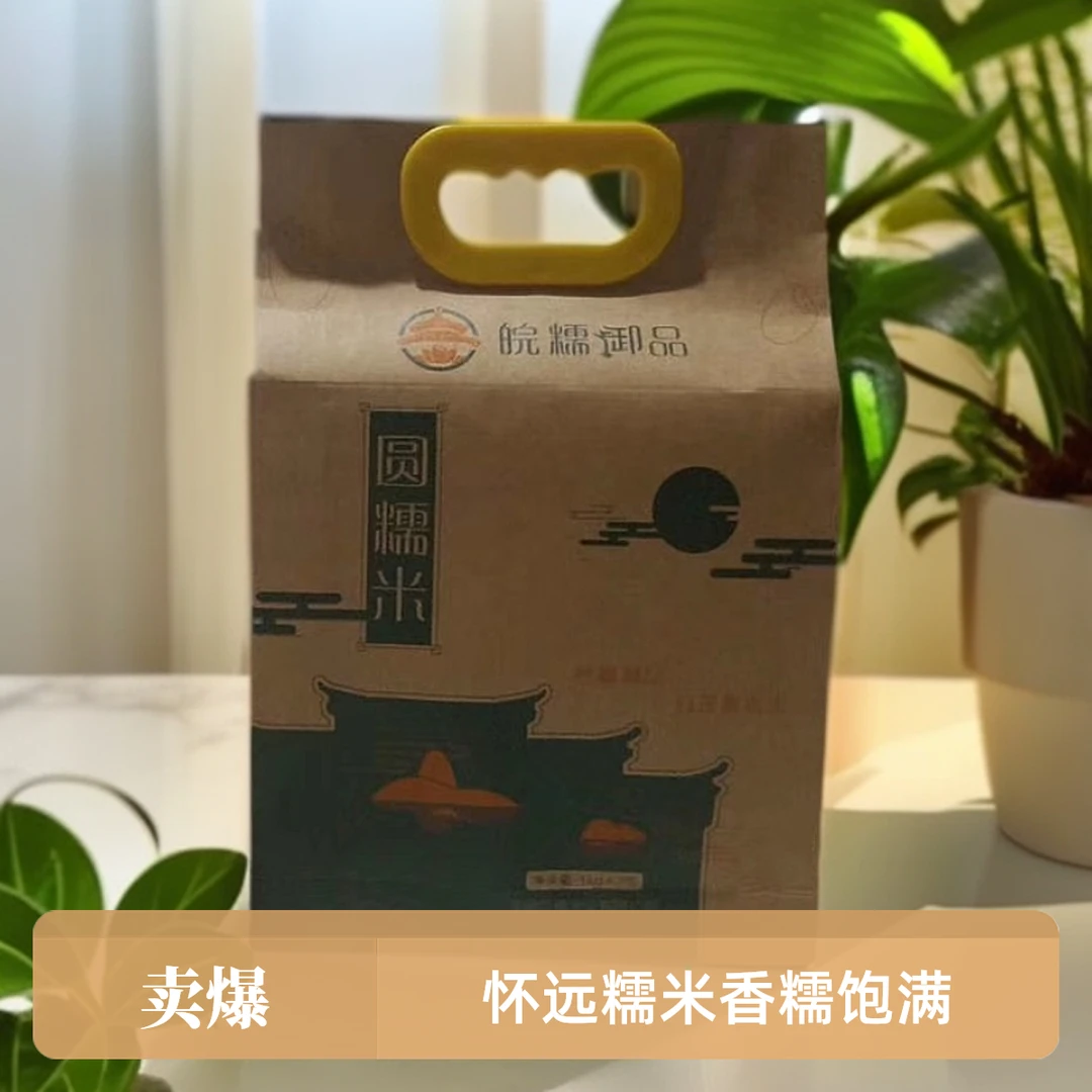 怀远糯米圆粒新米香糯饱满包粽子酿酒东北
