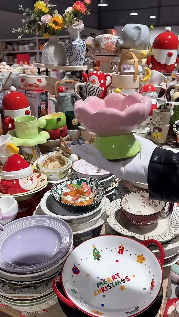 陶瓷小号高脚 微瑕凑满20元包邮