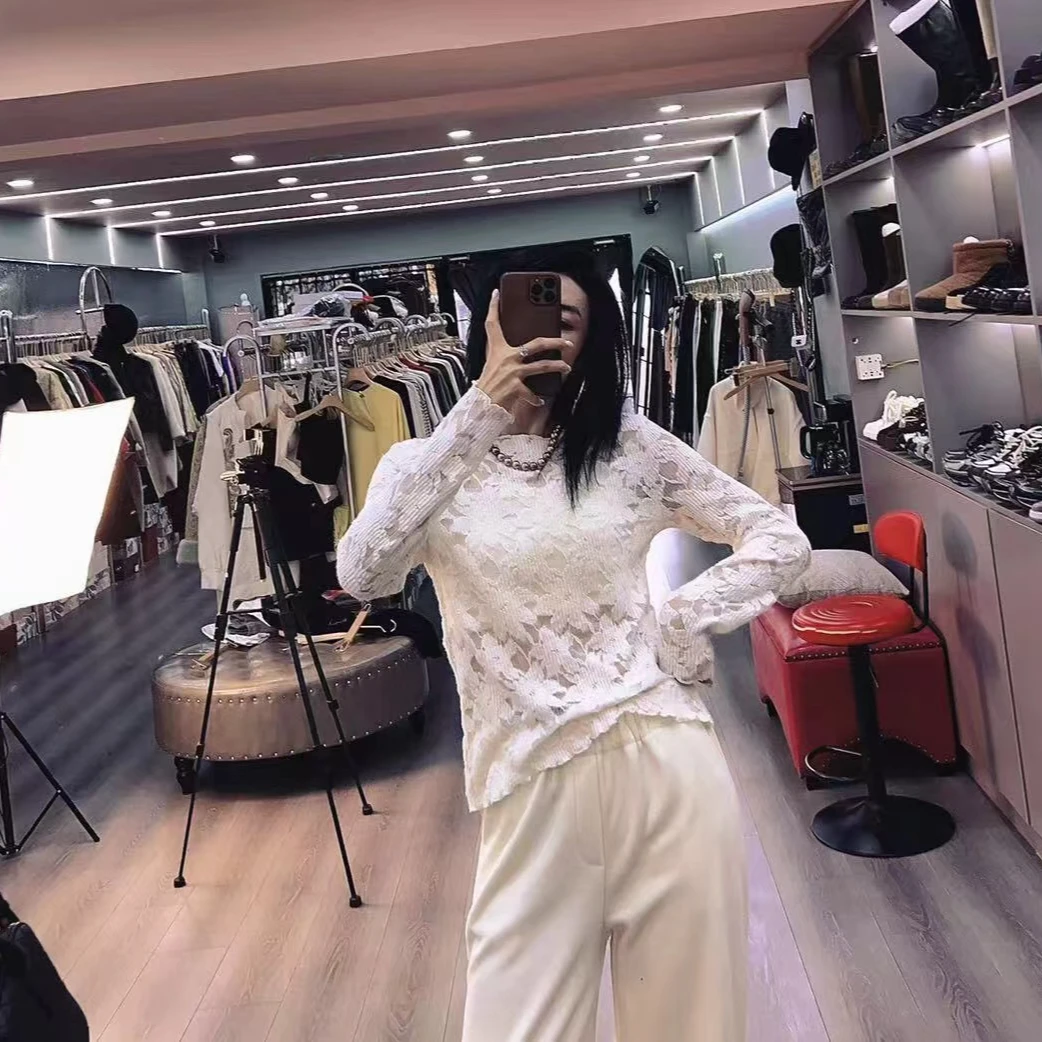 【小女人】娟子高端新款蕾丝小衫