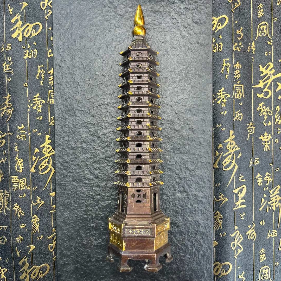 wct玲集甄选复古文昌塔摆件