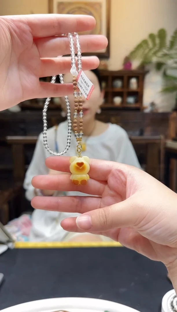 蜜蜡颈饰未镶嵌项链