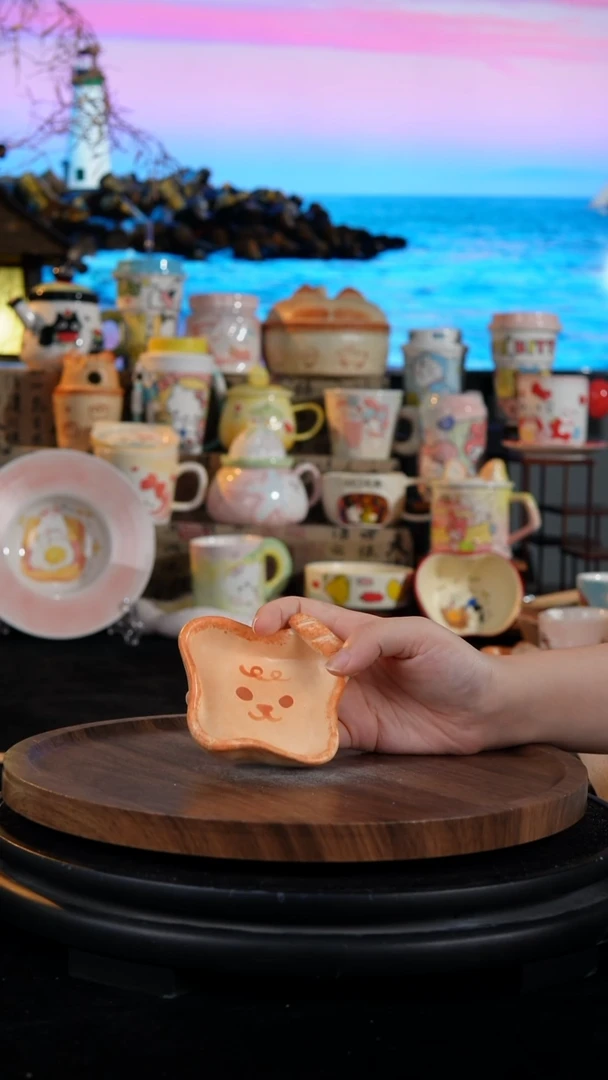 陶瓷便携款手工手绘景德镇陶瓷