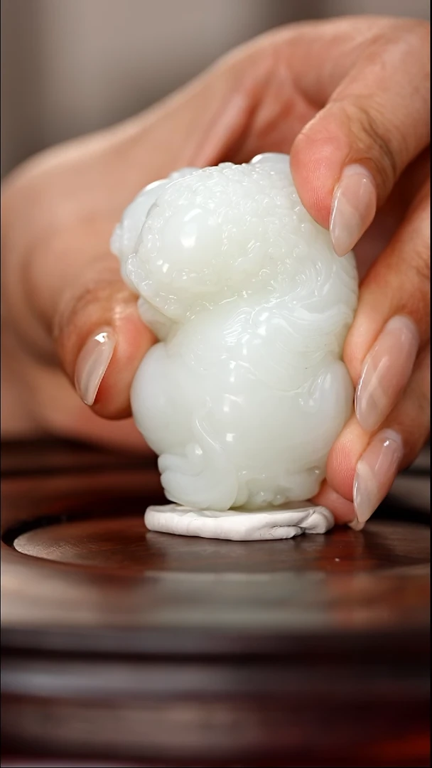 未镶嵌和田玉挂件张****伟和田玉